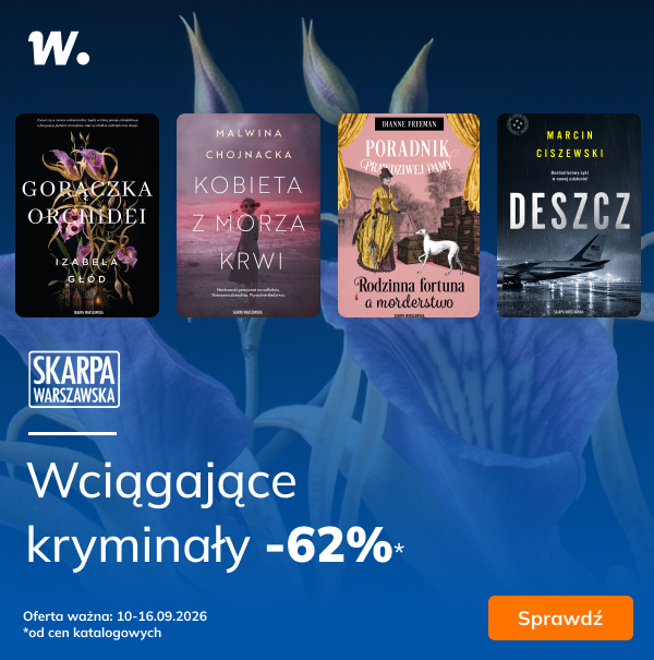 Kryminały 62% taniej