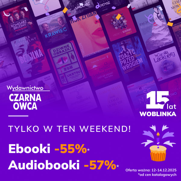 Czarna Owca: ebooki do -55%, audiobooki do -57%