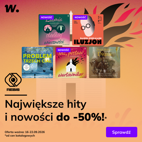 Audiobooki Rebisu do -50%